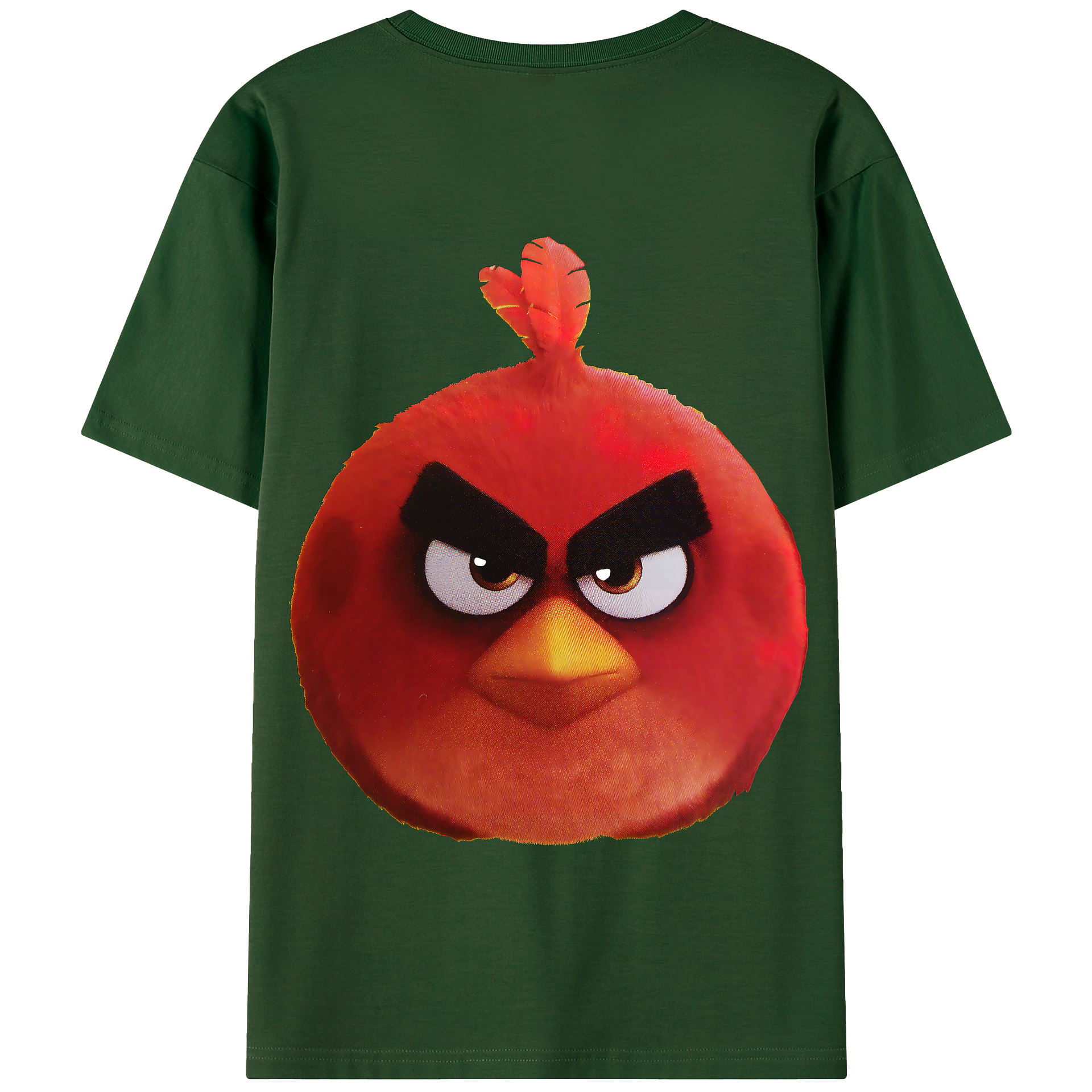 （画像用） Angry Birds アングリーバード 綿100％半袖Tシャツ（背面プリント）